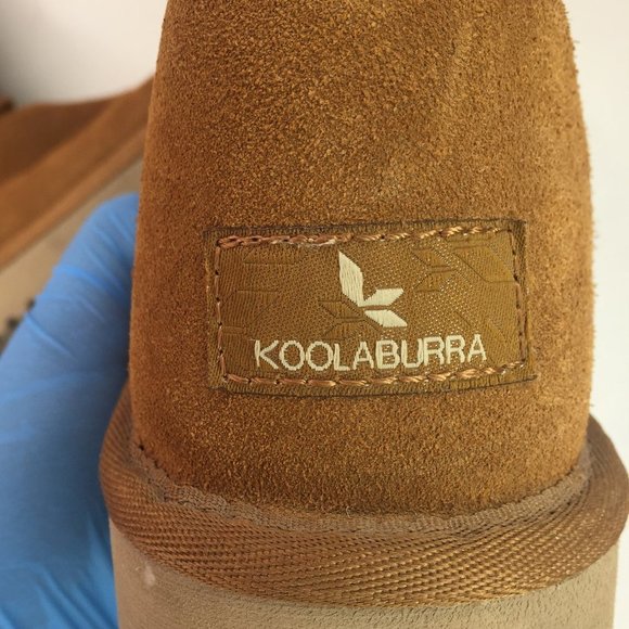 Koolaburra by UGG women sz 8 short chestnut boots. - Picture 7 of 11